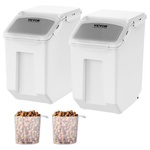 2-Pack 15L VEVOR Ingredient Storage Bins With Measuring Cups