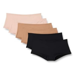 6-Pack Amazon Essentials Women's Peached Microfiber Boyshort Panties