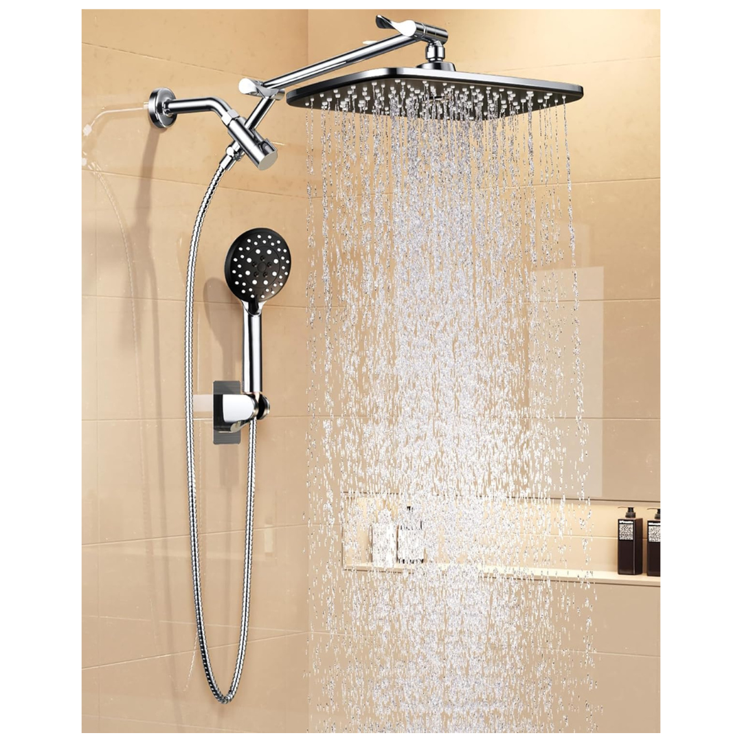 Veken 11.8" Rain Shower Head With Handheld