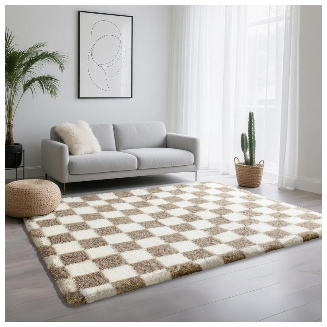 4'x6' Soft Fluffy Shaggy Carpet