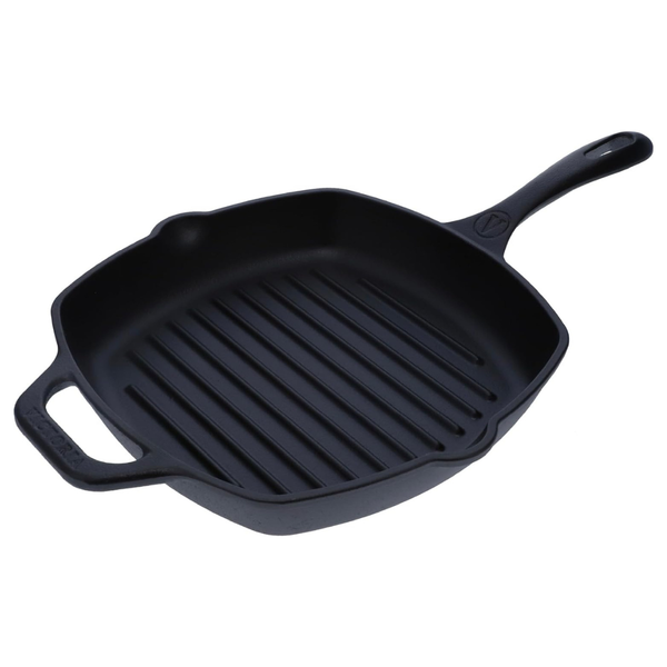 Victoria 10" Cast Iron Deep Grill Pan