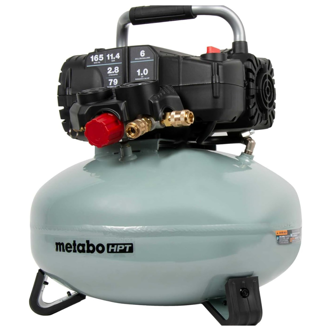 Metabo 6-Gallon 165PSI HPT Pancake Air Compressor