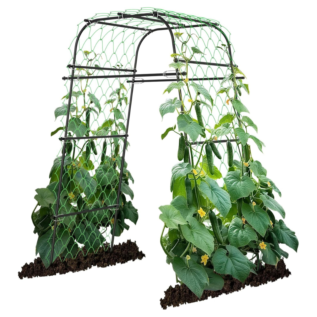 A-Shape Garden Plant Support Frame For Raised Bed