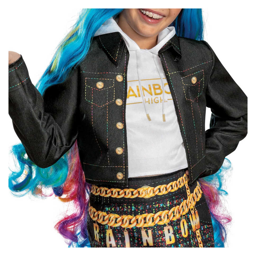 Disguise Girl's Rainbow High Amaya Costume W/ Jacket & Skirt