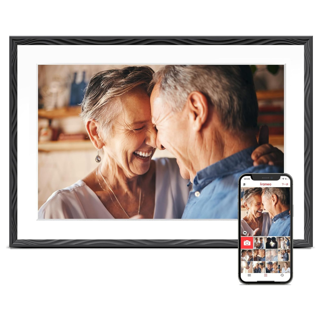 10.1'' HD Touch Screen Frameo Digital Picture Frame W/ Wifi & 32GB Memory