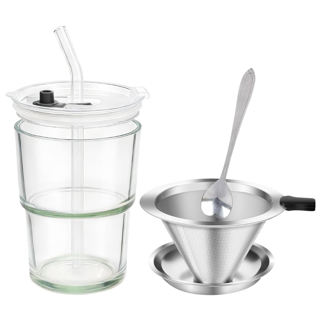 380ml Single-Serve Full Immersion Coffee Brewer With Filter