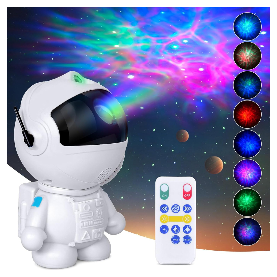 Astronaut Galaxy Projector With Nebula