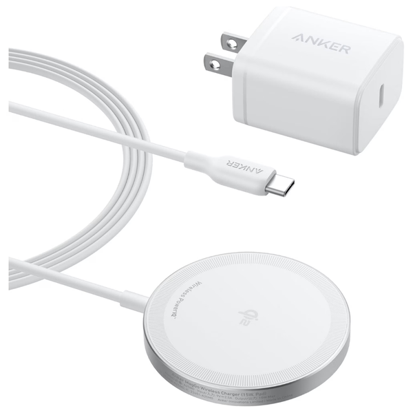 Anker Qi2 15W MagSafe Charger Pad With USB-C Adapter