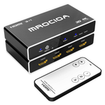 Mrocioa 3-In-1 Out HDMI 2.0 Switch With Remote