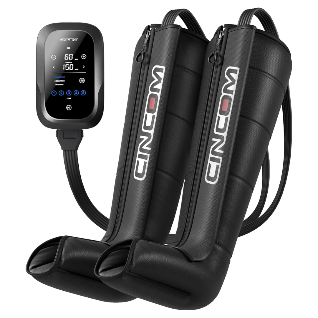 Cordless Air Compression Leg Massager Recovery System