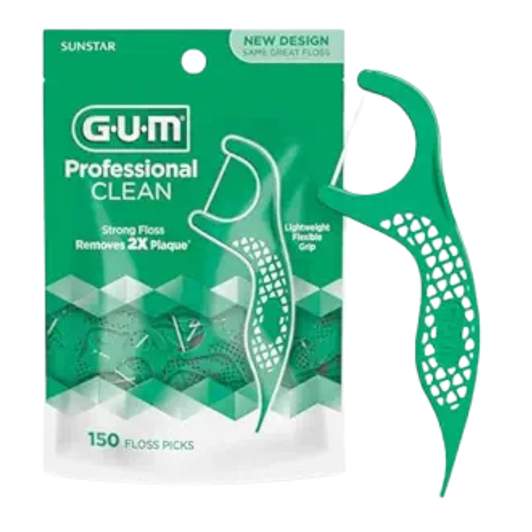 150-Count GUM Professional Clean Floss Picks