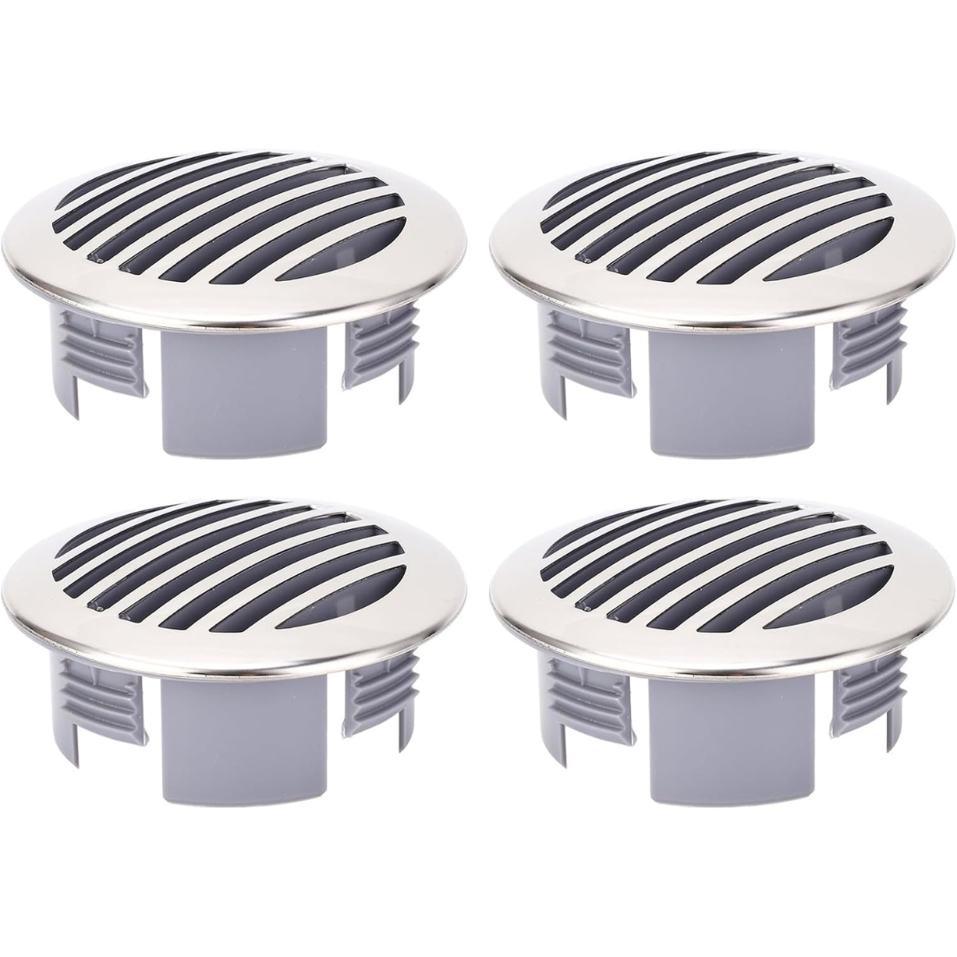 4-Piece High Polished Boats Airflow Vent Cover