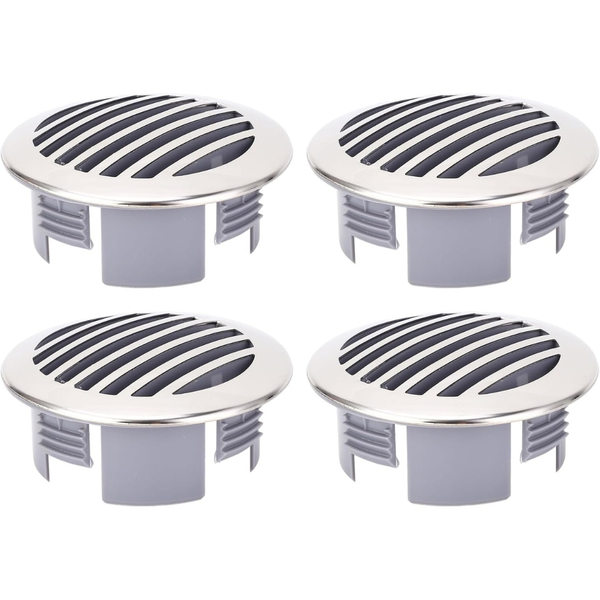 4-Piece High Polished Boats Airflow Vent Cover