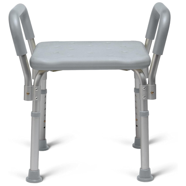 Medline 350 lb. Capacity Backless Shower Chair with Arms