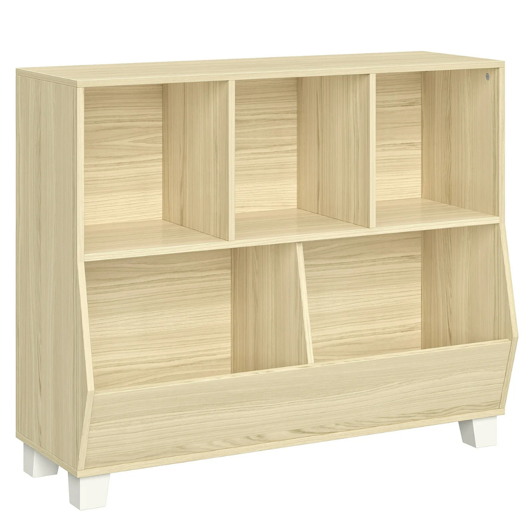 35" RiverRidge Kids Cubby Bookshelf & Toy Storage Organizer
