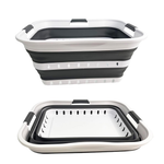 42L Sammart Foldable Pop Up Collapsible Plastic Laundry Basket