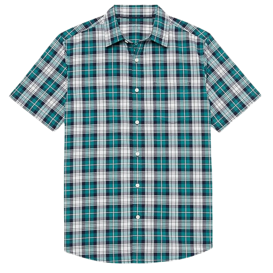 Amazon Essentials Men's Slim Fit Short Sleeve Poplin Shirt