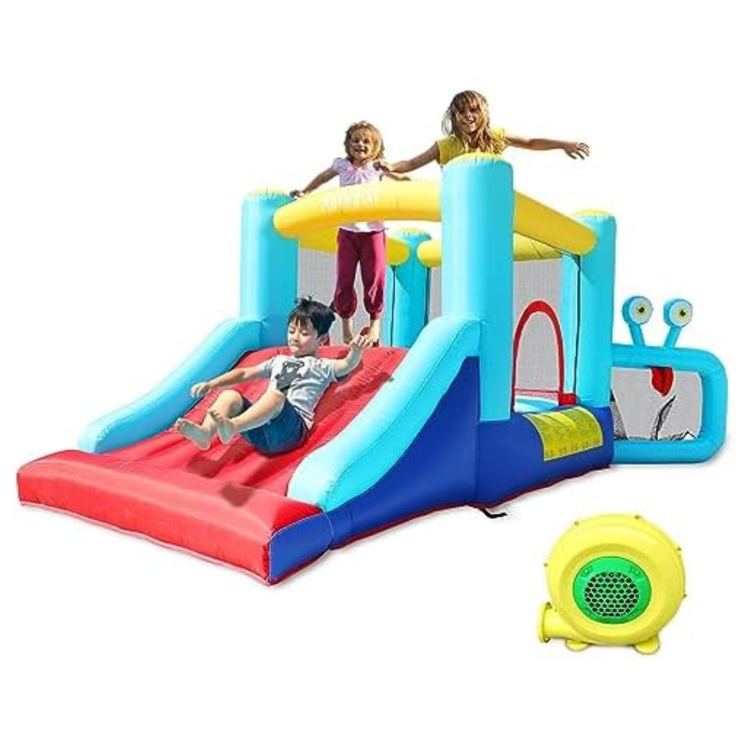 AirMyFun Inflatable Bounce House With Slide & Blower