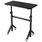 Heigh Adjustable Portable Rolling Small Standing Desk