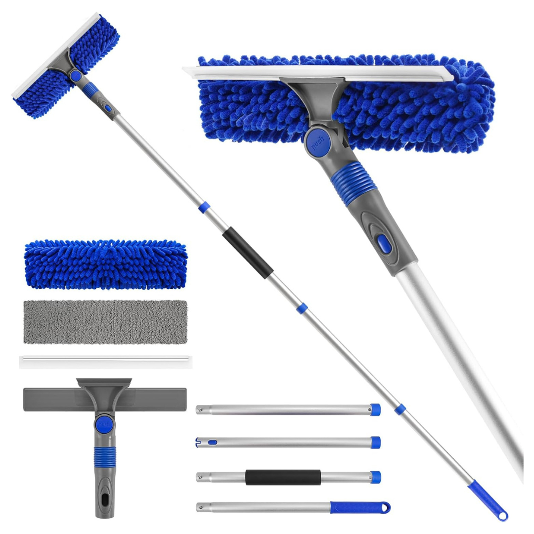 2-in-1 Window Squeegee Cleaning Kit-62"