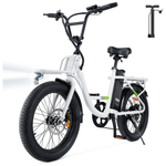 AYOLNY 500W 7 Speed Cargo Electric Bike, 55 Miles