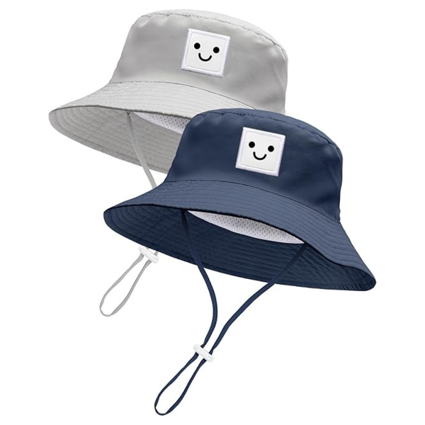 2-Pack Baby Summer UPF 50+ Sun Protection Beach Hat
