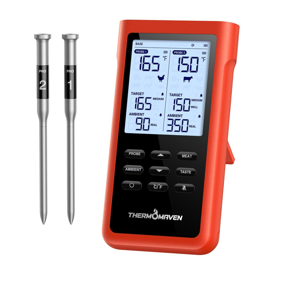 ThermoMaven X2 Wireless Food Thermometer With 2 Probes