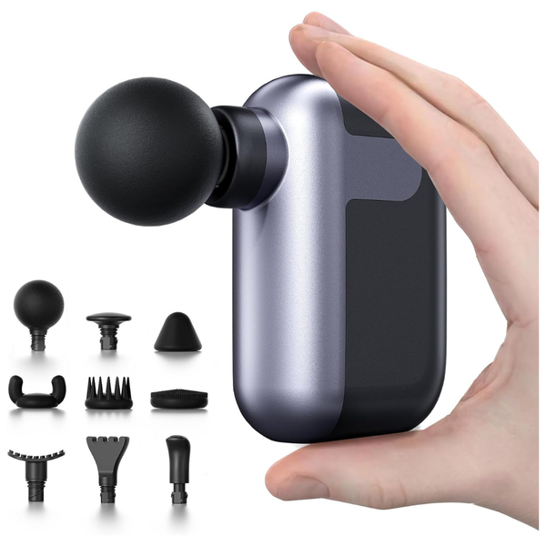 Mini Deep Tissues Massage Gun W/ 10 Massage Heads