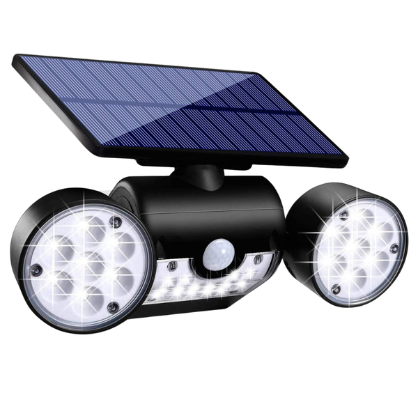 Motion Sensor Security Solar Dual Head Lights