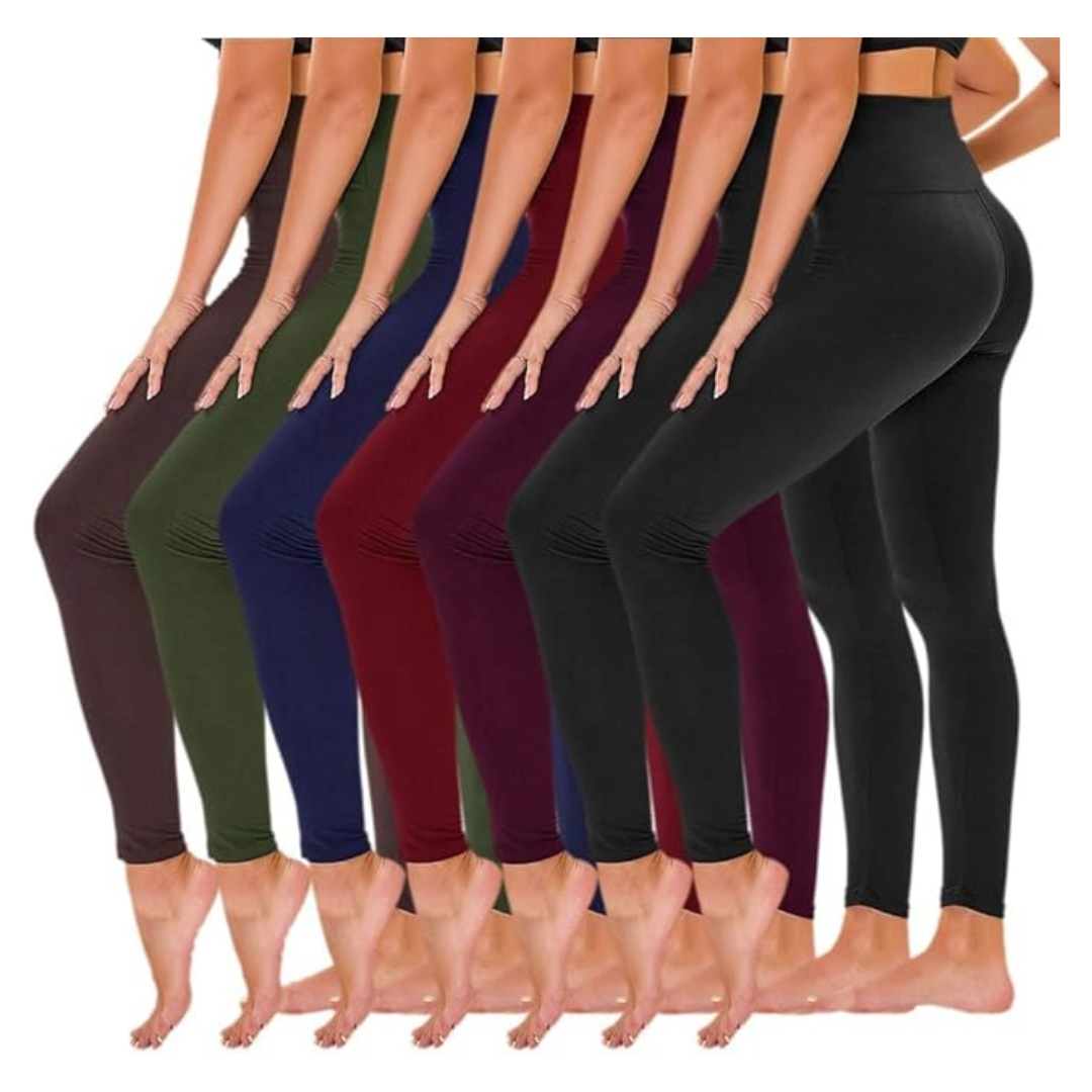 7-Pack Tnnzeet High Waisted Leggings