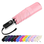 42" Mini Automatic Folding Ultra Compact Travel Umbrella (Various Colors)
