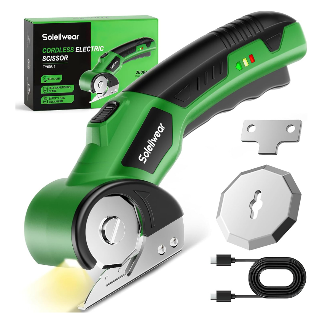4V Cordless Electric Rechargeable Cardboard Cutter With 2 Blades