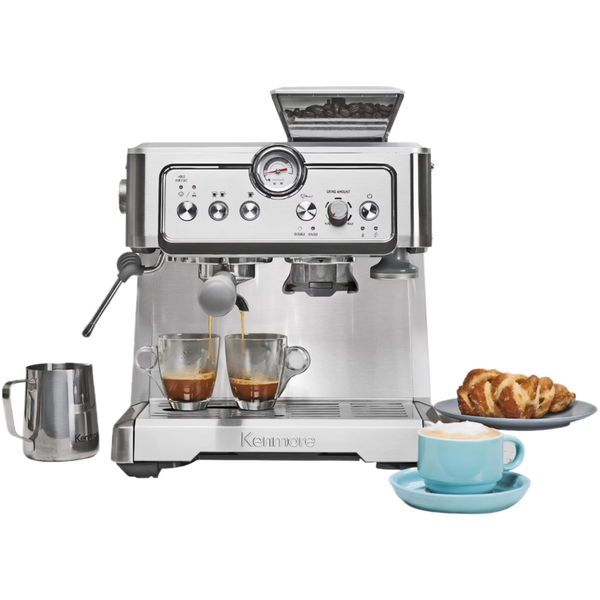 Kenmore Automatic Espresso Machine With Built-In Bean Grinder