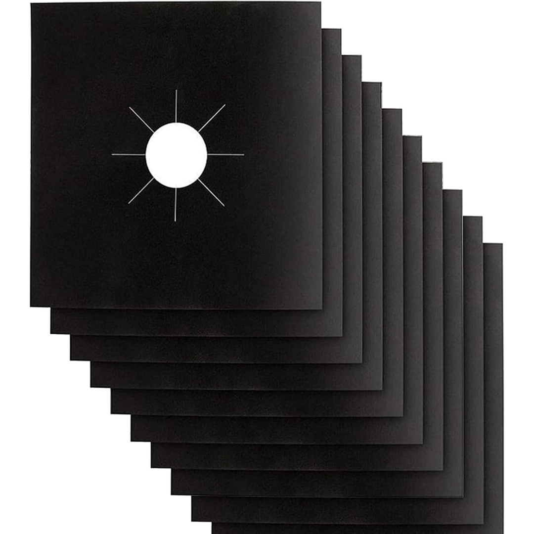 8 Pack Reusable Non-Stick Stove Burner Covers