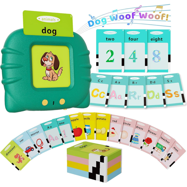Toddler Talking Flash Cards Learning Toy With 248 Sight Words (3 colors)
