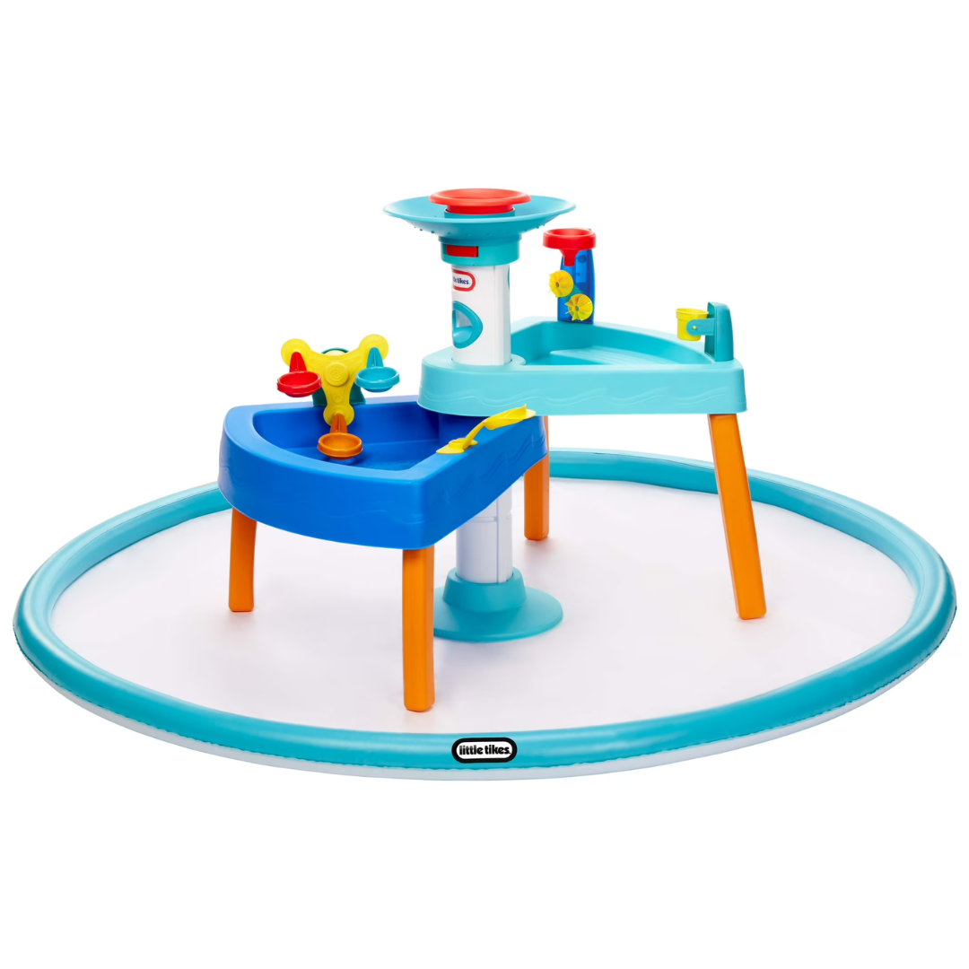 Little Tikes 3-in-1 Splash 'n Grow Outdoor Water Play Table W/ Accessories