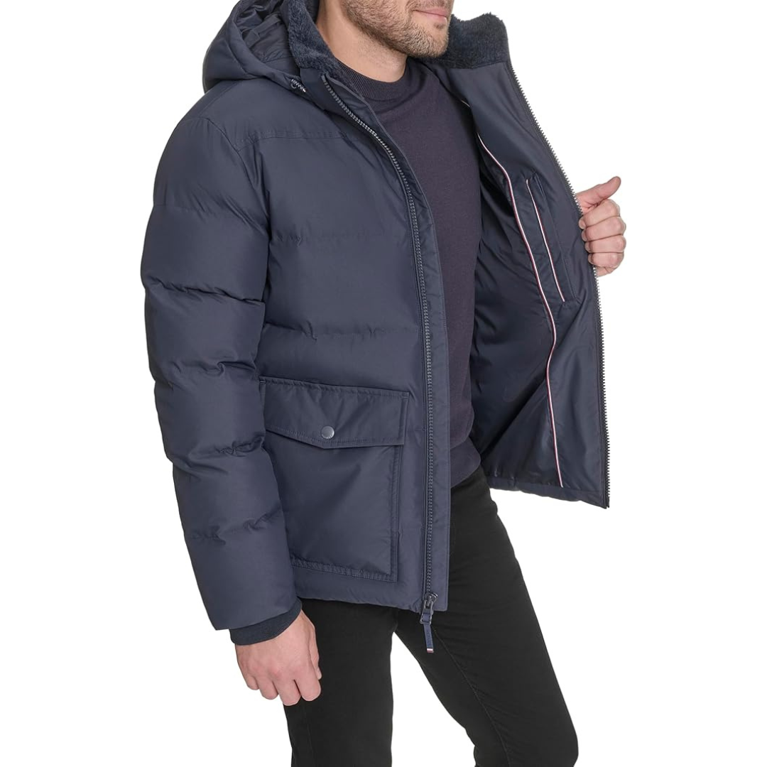 Tommy Hilfiger Men's Hooded Puffer Jacket