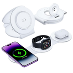 18W Hicober 3-in-1 Wireless Magnetic Foldable Charger