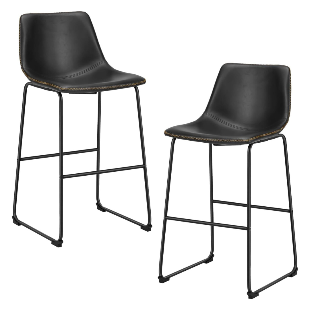 Set Of 2 Dumos 26" Counter Height Bar Stools