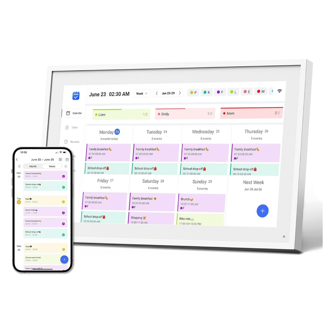 iYooker 10.1" Smart Digital Calendar Planner & Chore Chart