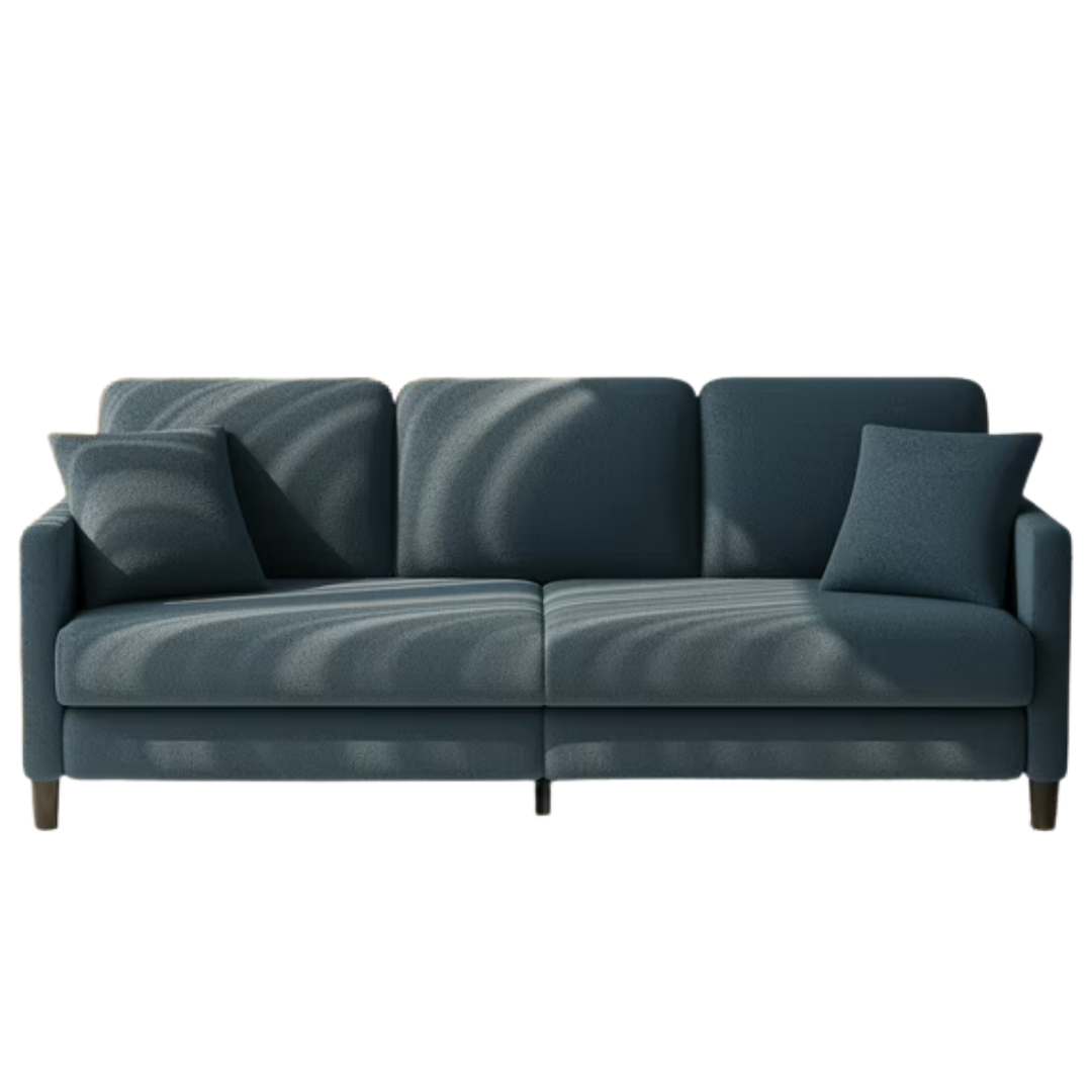 Comfy Teddy Fleece Loveseat Sofa (2 Colors)