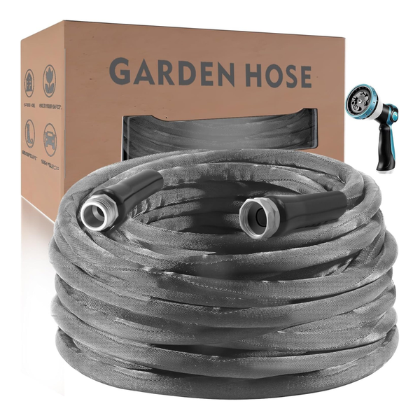 Relxitl 100FT Garden Hose With 10 Function Hose Nozzle
