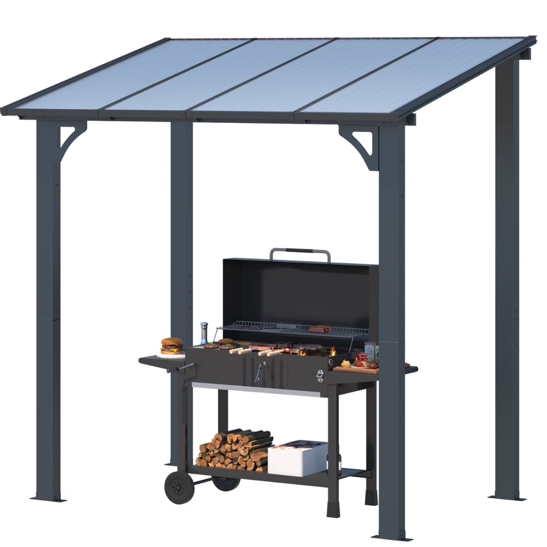 5' x 8' Aluminum Hardtop Patio Pergola