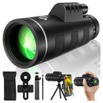 40 x 60 High Powered Monocular Telescope With Smartphone Adapter