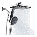 12" High Pressure Rain Shower Head W/ Handheld Spray Combo