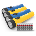 4-Pack Eveready Bright LED Flashlights With AA Batteries
