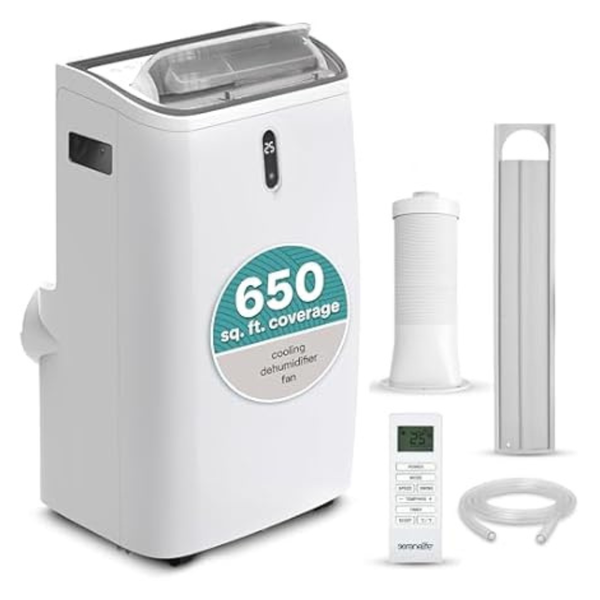 SereneLife Portable 14000 Btu Cooling Capacity Air Conditioner