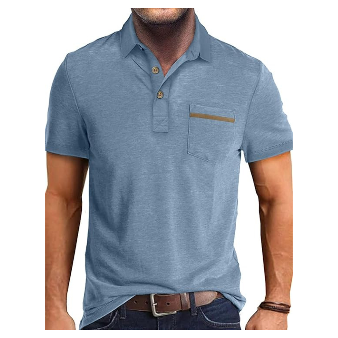 Men's Casual Short Sleeve Polo Shirt
