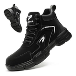PJZHJ Boots Men's Slip Resistant Safety Steel Toe Shoes