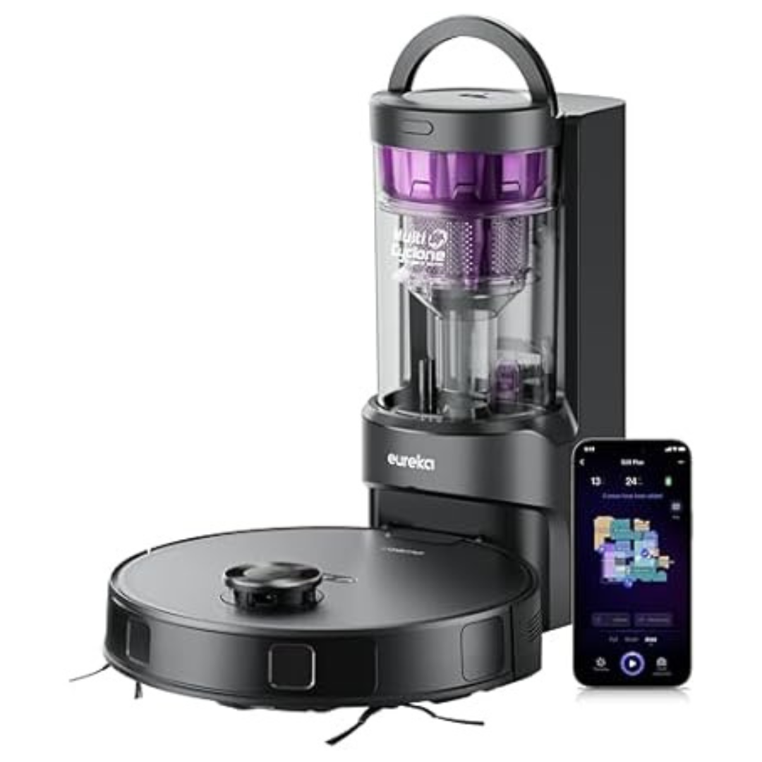 Eureka E20 Plus Robot Vacuum With Bagless Self Emptying Station